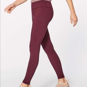 High rise Wander Unders- Garnet color